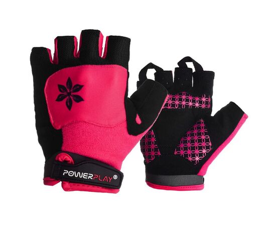 Велорукавиці PowerPlay Women 5284 Pink S (5284C_S_Pink)