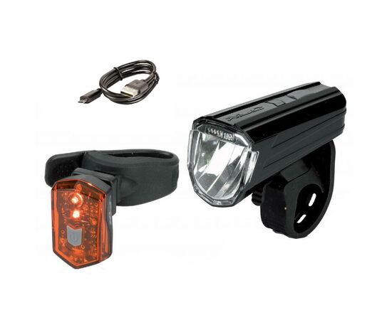 Комплект велофар XLC + мигалка CL-S17 Alderaan (2500219000)