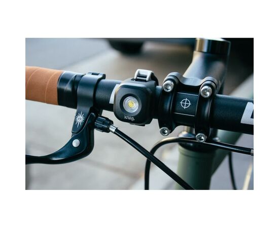 Передняя велофара Knog Мигалка Blinder Mini Dot Front 20 Lumens Black (11947), изображение 2 Передняя велофара Knog Мигалка Blinder Mini Dot Front 20 Lumens Black (11947), изображение 2