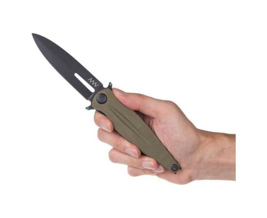 Нож Acta Non Verba Z400 Sleipner Liner Lock DCL/Olive (ANVZ400-008), изображение 4 Нож Acta Non Verba Z400 Sleipner Liner Lock DCL/Olive (ANVZ400-008), изображение 4