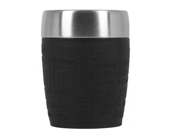 Термокружка Tefal TRAVEL CUP 0.2L silver/black (K3081314)