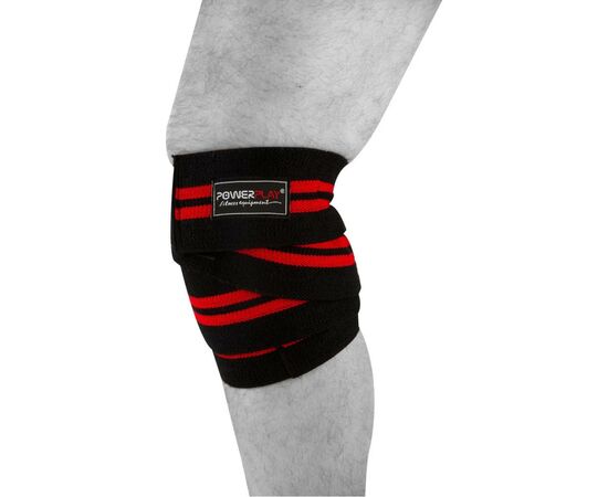 Бинт для спорта PowerPlay 2509 Black/Red (PP_2509_Black/Red), изображение 2 Бинт для спорта PowerPlay 2509 Black/Red (PP_2509_Black/Red), изображение 2