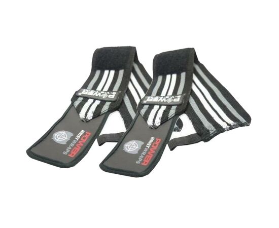Бинт для спорта Power System Wrist Wraps PS-3500 Grey/Black (PS-3500_Grey-Black), изображение 2 Бинт для спорта Power System Wrist Wraps PS-3500 Grey/Black (PS-3500_Grey-Black), изображение 2