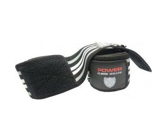 Бинт для спорта Power System PS-3600 Grey/Black (PS-3600_Grey-Black), изображение 2