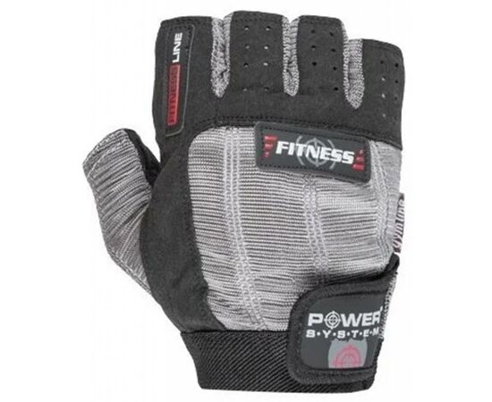 Перчатки для фитнеса Power System Fitness PS-2300 L Grey/Black (PS-2300_L_Black-grey)