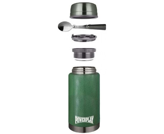 Термос PowerPlay Пишевой 9002 750ml Green (PP_9002_750ml_Green), изображение 2 Термос PowerPlay Пишевой 9002 750ml Green (PP_9002_750ml_Green), изображение 2