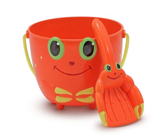 Игровой набор Melissa&Doug Ведро с лопаткой Мистер Краб (MD6400)