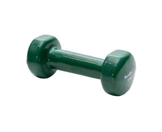 Гантель HouseFit з вініловим покриттям 1 кг (D086/DD6948-1)