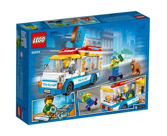 Конструктор LEGO City Great Vehicles Грузовик мороженщика 200 деталей (60253), изображение 4 Конструктор LEGO City Great Vehicles Грузовик мороженщика 200 деталей (60253), изображение 4