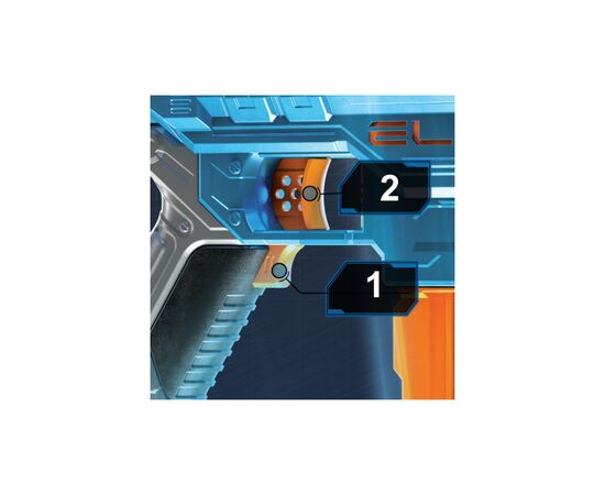 Игрушечное оружие Hasbro Nerf Elite 2.0 Турбина (E9481), изображение 6 Игрушечное оружие Hasbro Nerf Elite 2.0 Турбина (E9481), изображение 6