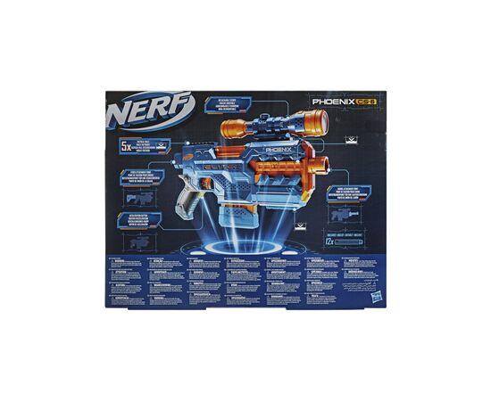 Игрушечное оружие Hasbro Nerf Elite 2.0 Феникс (E9961), изображение 6 Игрушечное оружие Hasbro Nerf Elite 2.0 Феникс (E9961), изображение 6