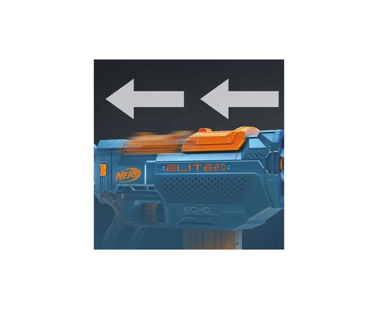 Игрушечное оружие Hasbro Nerf Elite 2.0 Эхо (E9533), изображение 4 Игрушечное оружие Hasbro Nerf Elite 2.0 Эхо (E9533), изображение 4