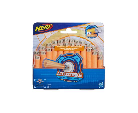 Іграшкова зброя Hasbro Nerf Набір патронів Аккустрайк, 24 стріли (C0163)