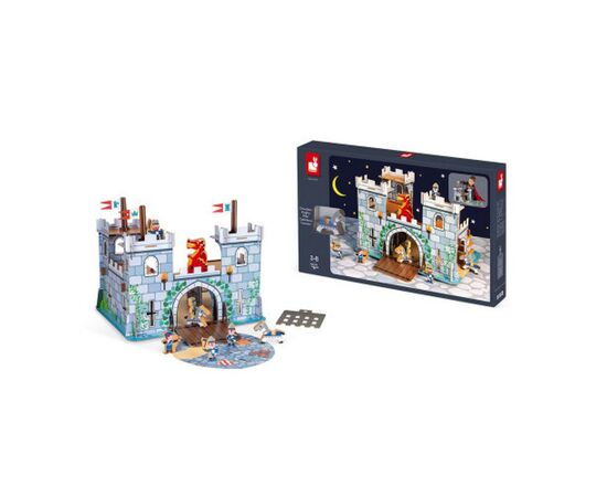 Игровой набор Janod Укрепленный замок 3D (J08582), изображение 4 Игровой набор Janod Укрепленный замок 3D (J08582), изображение 4