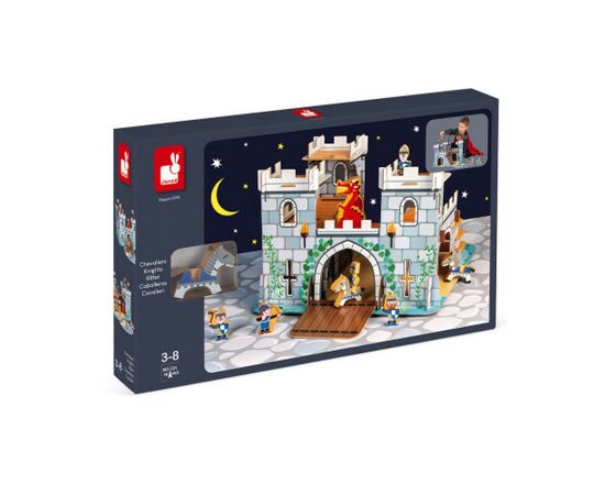 Игровой набор Janod Укрепленный замок 3D (J08582), изображение 5 Игровой набор Janod Укрепленный замок 3D (J08582), изображение 5
