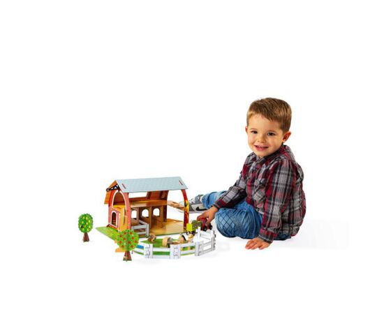 Игровой набор Janod Ферма с животными 3D (J08577), изображение 2 Игровой набор Janod Ферма с животными 3D (J08577), изображение 2