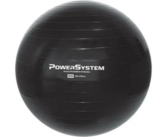 М'яч для фітнесу Power System PS-4018 85cm Black (4018BK-0)