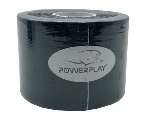 Кинезио тейп PowerPlay 4315 Black 5cм х 5м (PP_4315_Black), изображение 3 Кинезио тейп PowerPlay 4315 Black 5cм х 5м (PP_4315_Black), изображение 3