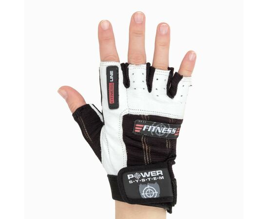 Перчатки для фитнеса Power System Fitness PS-2300 Black/White XS (PS-2300_XS_Black-White), изображение 4 Перчатки для фитнеса Power System Fitness PS-2300 Black/White XS (PS-2300_XS_Black-White), изображение 4