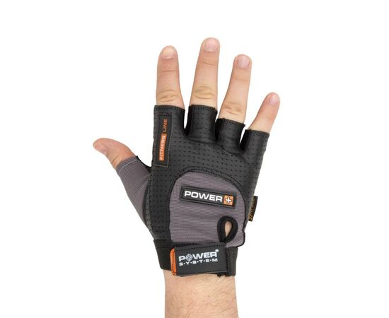 Перчатки для фитнеса Power System Power Plus PS-2500 Black/Grey S (PS-2500_S_Black-grey), изображение 3 Перчатки для фитнеса Power System Power Plus PS-2500 Black/Grey S (PS-2500_S_Black-grey), изображение 3