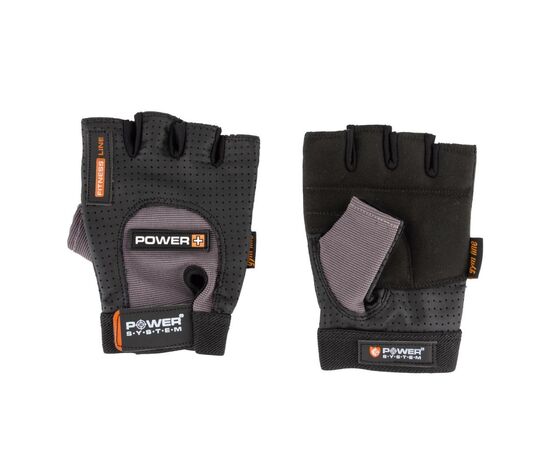 Перчатки для фитнеса Power System Power Plus PS-2500 Black/Grey XS (PS-2500_XS_Black-grey)