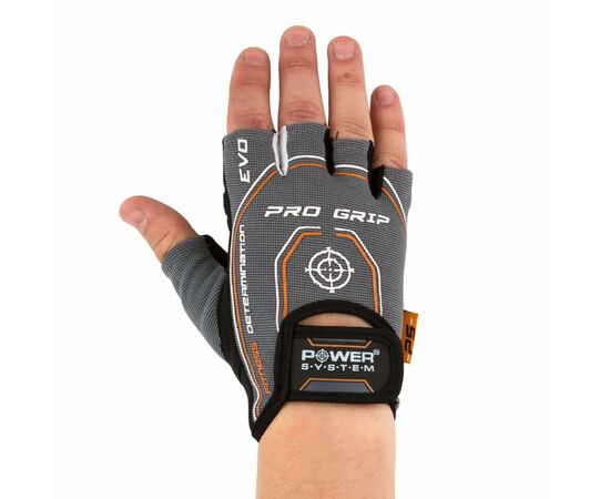 Перчатки для фитнеса Power System Pro Grip EVO PS-2250E Grey XS (PS_2250E_XS_Grey), изображение 2 Перчатки для фитнеса Power System Pro Grip EVO PS-2250E Grey XS (PS_2250E_XS_Grey), изображение 2