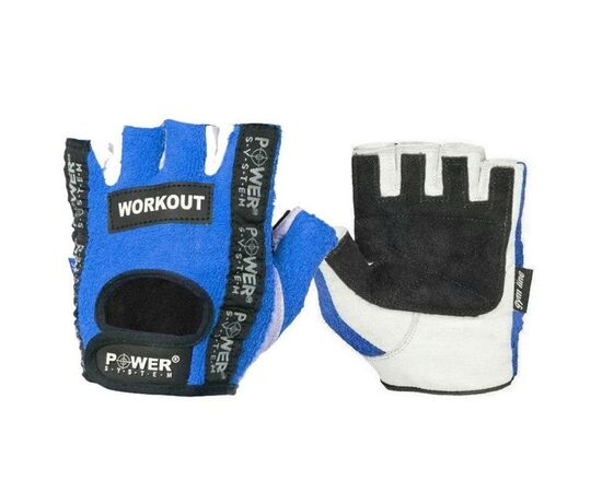 Перчатки для фитнеса Power System Workout PS-2200 Blue M (PS-2200_M_Blue)
