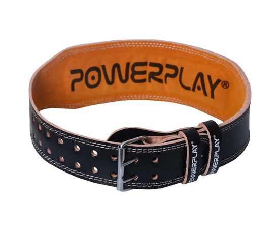 Атлетический пояс PowerPlay 5084 Black/Yellow XS (PP_5084_XS_Black), изображение 3