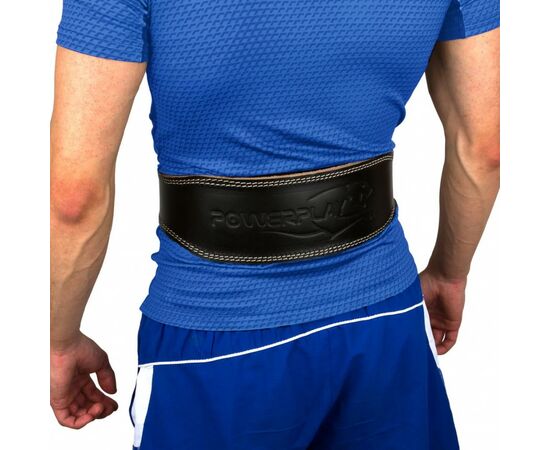 Атлетический пояс PowerPlay 5084 Black/Yellow XS (PP_5084_XS_Black), изображение 8