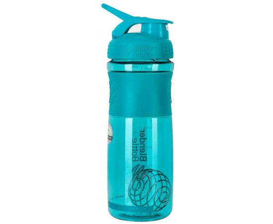 Шейкер спортивний BlenderBottle SportMixer 820ml Teal ORIGINAL (SM 28oz Teal), зображення 7 Шейкер спортивний BlenderBottle SportMixer 820ml Teal ORIGINAL (SM 28oz Teal), зображення 7