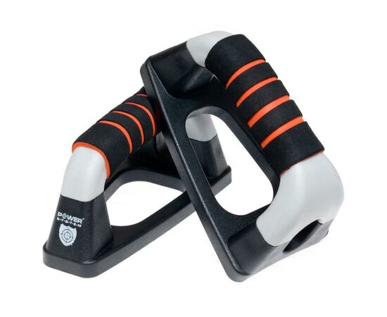 Упоры для отжиманий Power System Bars Padded (PS-4022_Black-Grey), изображение 3 Упоры для отжиманий Power System Bars Padded (PS-4022_Black-Grey), изображение 3