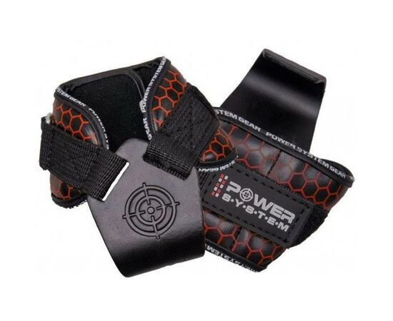 Крюки для тяги на запястья Power System Hooks V2 PS-3360 Black/Red XL (PS_3360_Black/Red XL)