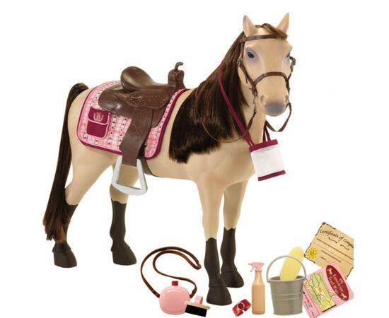 Игровой набор Our Generation Конь Чемпион с аксессуарами 50 см (BD38146Z), изображение 2 Игровой набор Our Generation Конь Чемпион с аксессуарами 50 см (BD38146Z), изображение 2