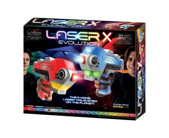 Игрушечное оружие Laser X для лазерных боев Evolution для двух игроков (88908), изображение 5 Игрушечное оружие Laser X для лазерных боев Evolution для двух игроков (88908), изображение 5