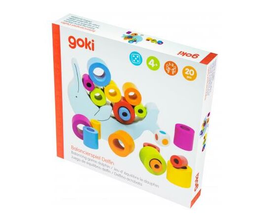 Развивающая игрушка Goki Балансирующий дельфин (56901)