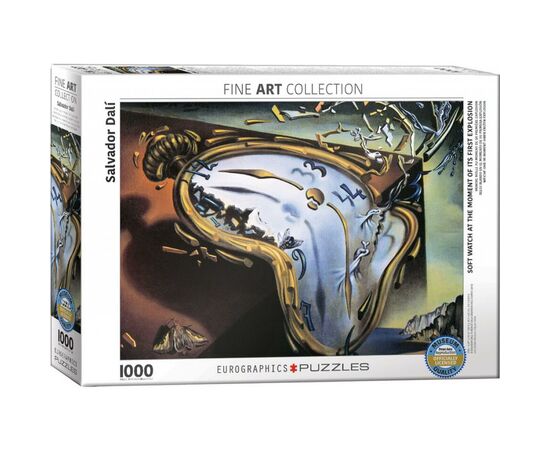 Пазл Eurographics Мягкие часы в момент первого взрыва. Сальвадор Дали. 1000 эл (6000-0842)
