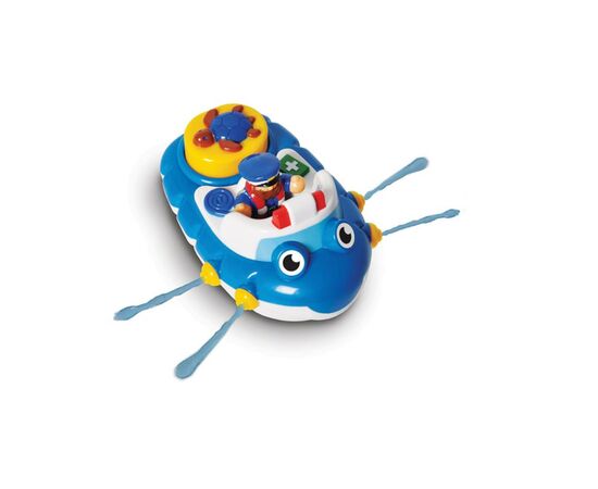 Развивающая игрушка Wow Toys Полицейская лодка Перри (10347), изображение 2 Развивающая игрушка Wow Toys Полицейская лодка Перри (10347), изображение 2