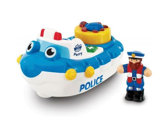 Розвиваюча іграшка Wow Toys Поліцейський човен Перрі (10347)