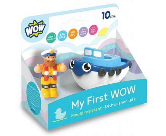Развивающая игрушка Wow Toys Буксир Тим (10413), изображение 4 Развивающая игрушка Wow Toys Буксир Тим (10413), изображение 4