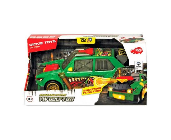 Машина Dickie Toys Швидкісний автомобіль «VW Гольф 1 GTI. Стріляючі зірки, з фу (3755003), зображення 3 Машина Dickie Toys Швидкісний автомобіль «VW Гольф 1 GTI. Стріляючі зірки, з фу (3755003), зображення 3