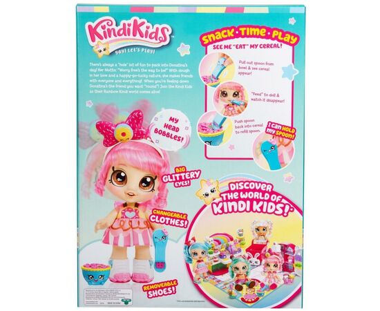 Кукла Kindi Kids Донатина SNACK TIME FRIENDS (50006), изображение 5 Кукла Kindi Kids Донатина SNACK TIME FRIENDS (50006), изображение 5
