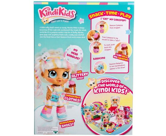 Кукла Kindi Kids Марша Мелло SNACK TIME FRIENDS (50009), изображение 5 Кукла Kindi Kids Марша Мелло SNACK TIME FRIENDS (50009), изображение 5