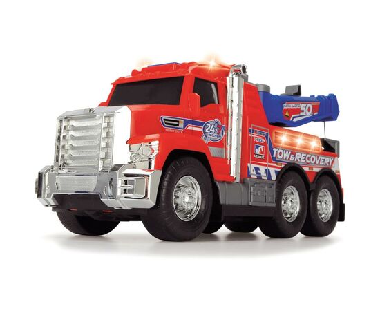 Спецтехника Dickie Toys Эвакуатор Дорожная помощь с двойным манипулятором, с н. и св (3306014), изображение 2 Спецтехника Dickie Toys Эвакуатор Дорожная помощь с двойным манипулятором, с н. и св (3306014), изображение 2