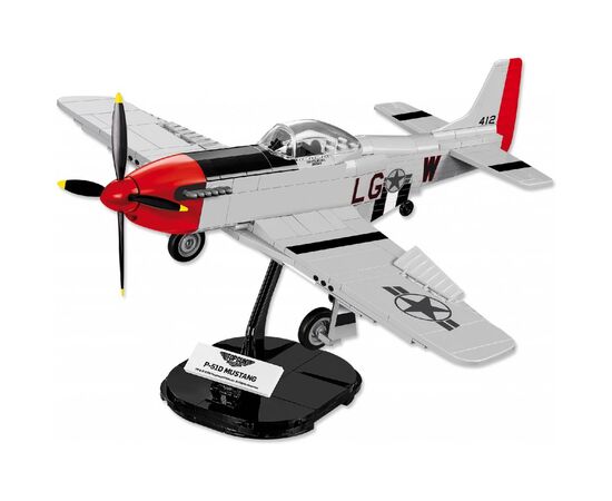 Конструктор Cobi Топ Ган 2 Истребитель P-51 "Мустанг" 262 детали (COBI-5806), изображение 2 Конструктор Cobi Топ Ган 2 Истребитель P-51 "Мустанг" 262 детали (COBI-5806), изображение 2