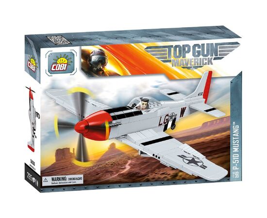 Конструктор Cobi Топ Ган 2 Винищувач P-51 "Мустанг" 262 деталі (COBI-5806)