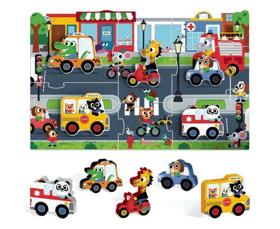 Пазл Headu Монтессорі "Місто" (IT22373), зображення 2