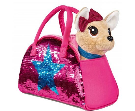 Мягкая игрушка Chi Chi Love Чихуахуа. Звезда с пайетками с сумочкой, 20 см (5893351), изображение 2 Мягкая игрушка Chi Chi Love Чихуахуа. Звезда с пайетками с сумочкой, 20 см (5893351), изображение 2