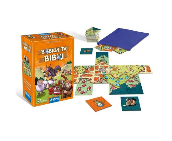 Настольная игра Granna Волки и овцы (83651), изображение 2 Настольная игра Granna Волки и овцы (83651), изображение 2