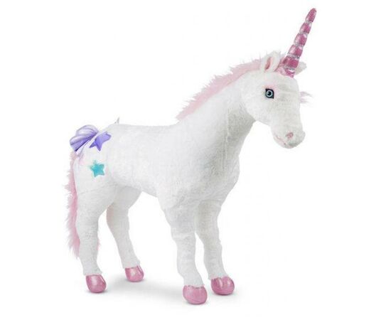 М'яка іграшка Melissa&Doug Великий плюшевий єдиноріг Джамбо (MD18801)