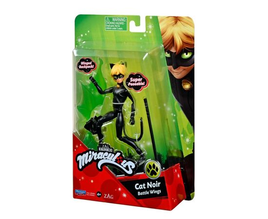 Кукла Miraculous Леди Баг и Супер-Кот S2 - Супер-Кот, 13 см (50403), изображение 3 Кукла Miraculous Леди Баг и Супер-Кот S2 - Супер-Кот, 13 см (50403), изображение 3
